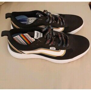 Vans Ultrarange Exo Pride Love Sneakers Shoes Black/True White Men's Size 11 NEW